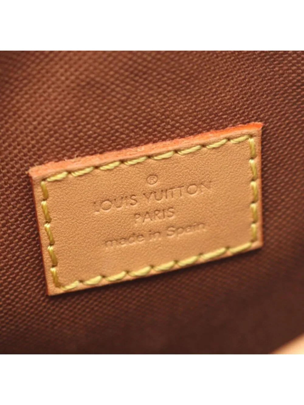 Louis Vuitton Shoulder Bag Fold Pouch Canvas Leather